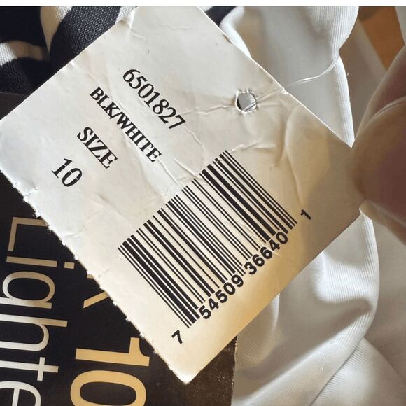 Miraclesuit Women's Saxon Palm Leaf One Piece Swimsuit Black White Size 10 NWT - Picture 4 of 6